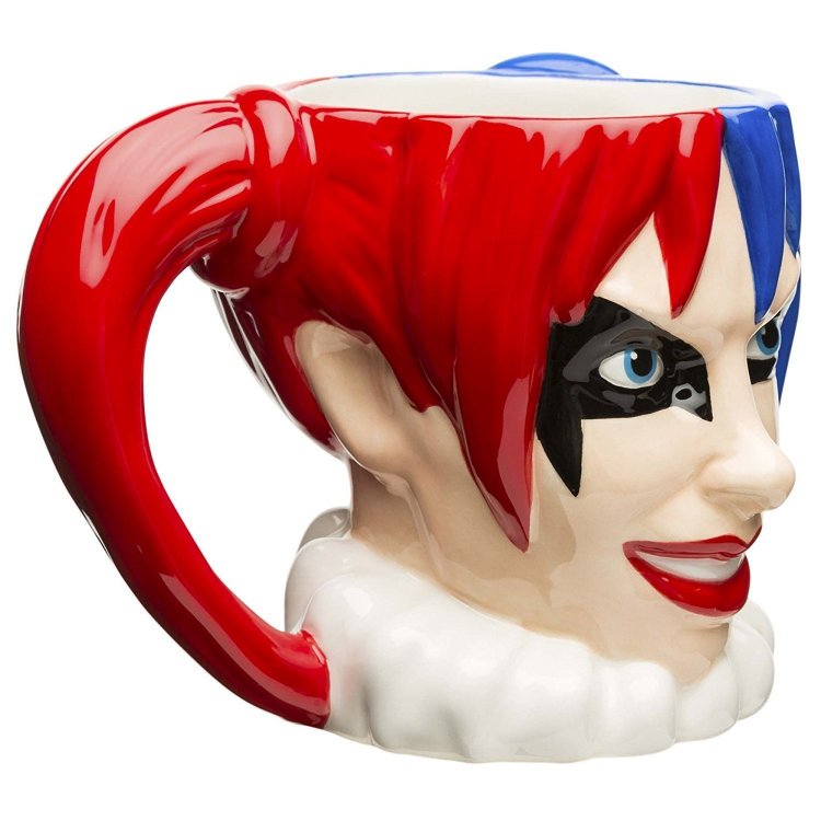 Чашка DC Comics Sculpted ceramic Mug - Harley Quinn 10 oz Чашка DC Comics Sculpted ceramic Mug - Harley Quinn 10 oz