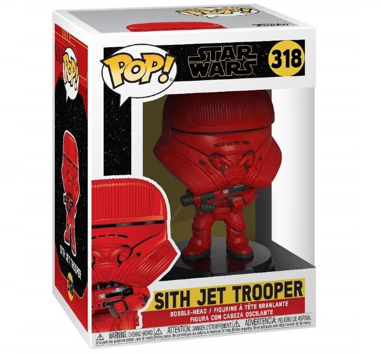 Фигурка Funko Pop! Star Wars: Episode 9, Rise of Skywalker Sith Jet Trooper
