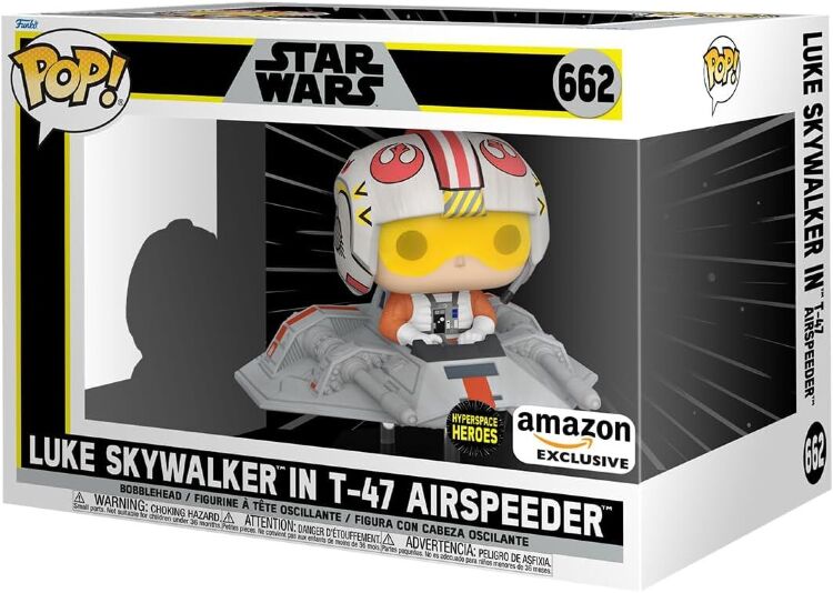 Фигурка Funko Star Wars Luke Skywalker in T-47 Airspeeder фанко Люк Скайуокер Exclusive 662 Фигурка Funko Star Wars Luke Skywalker in T-47 Airspeeder фанко Люк Скайуокер Exclusive 662