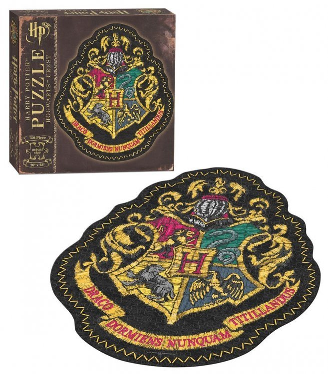Пазл Гарри Поттер Harry Potter Hogwarts Crest Shaped Puzzle (750-Piece) Пазл Гарри Поттер Harry Potter Hogwarts Crest Shaped Puzzle (750-Piece)