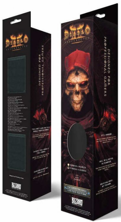 Килимок для миші ігрова поверхня Blizzard DIABLO 2 - Resurrected Prime Evil Діабло XL (90*42 cm) Килимок для миші ігрова поверхня Blizzard DIABLO 2 - Resurrected Prime Evil Діабло XL (90*42 cm)