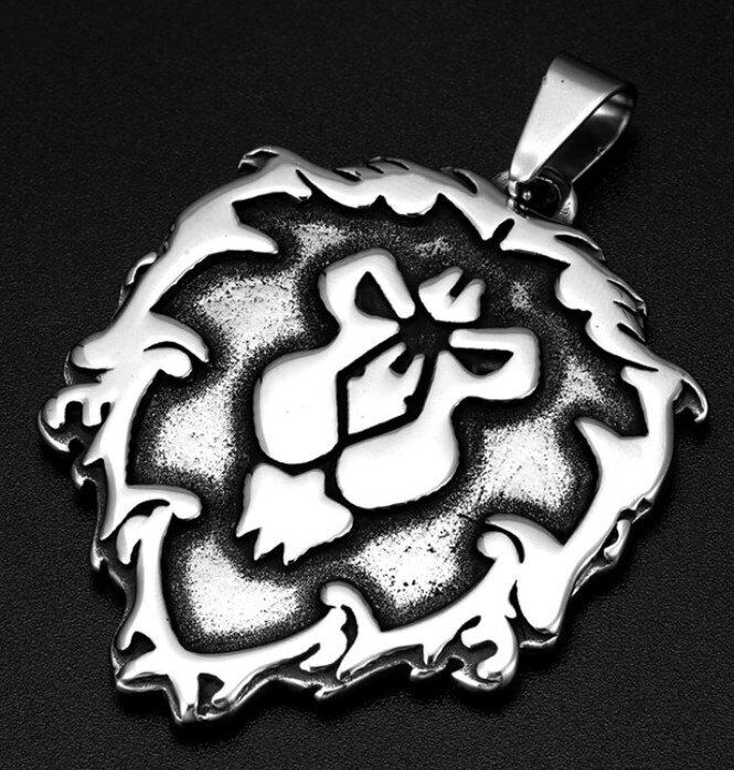 Медальйон World of Warcraft Alliance Варкрафт Альянс (нержавіюча сталь)