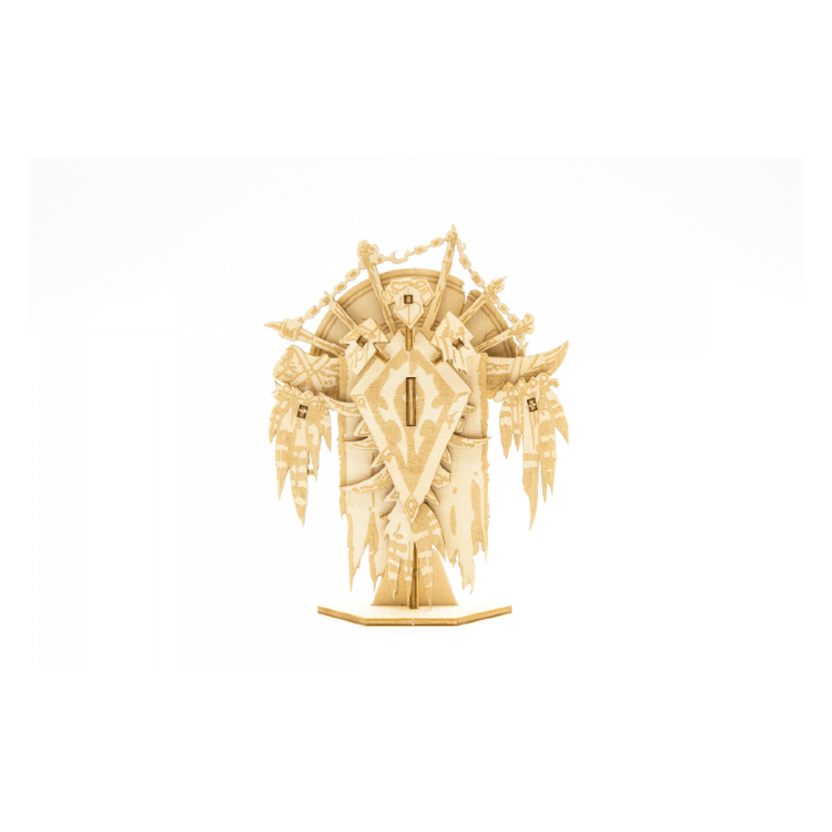 Конструктор из дерева 3D - World of Warcraft Horde Incredibuilds Wood Model