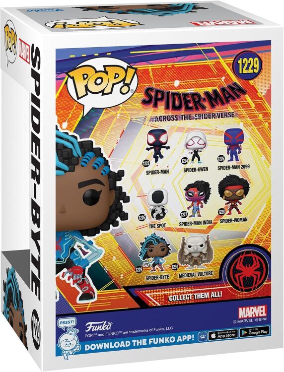 Фігурка Funko Marvel: Spider-Man Spider-Byte Фанко Байт-павук 1229 Фігурка Funko Marvel: Spider-Man Spider-Byte Фанко Байт-павук 1229