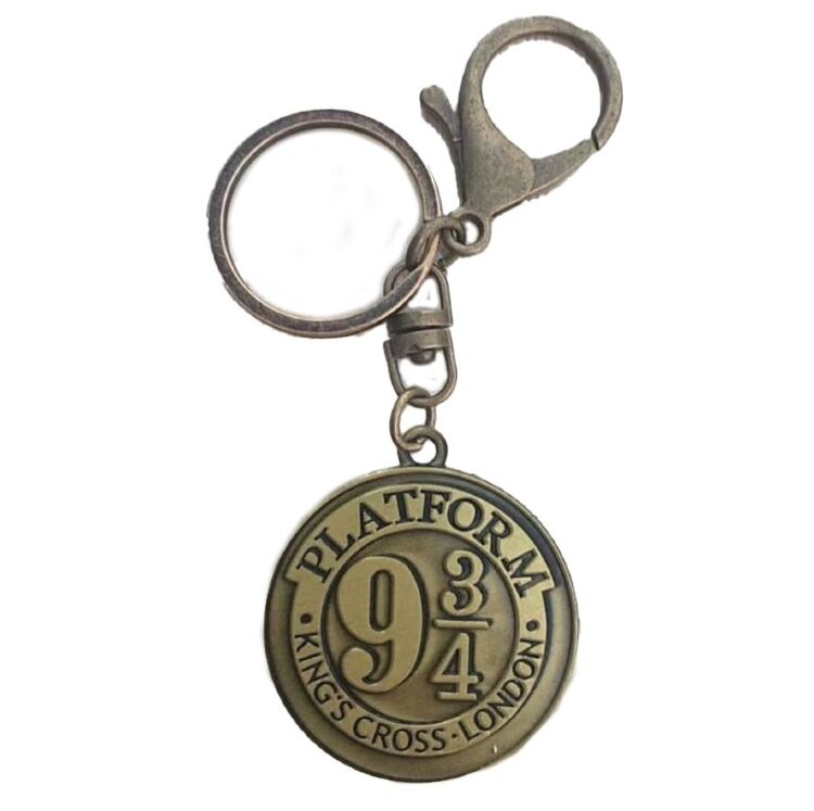 Брелок Harry Potter Hogwarts express Платформа 9 3/4 Гаррі Поттер (колір бронза)