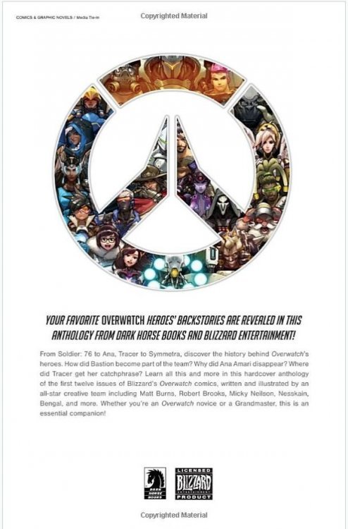 Книга Overwatch: Anthology Volume 1 Hardcover Edition (Тверда палітурка) (Eng)