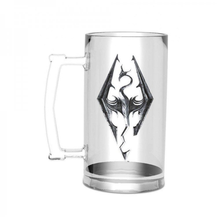 Кружка Skyrim - Dragon Symbol Glass stein Кружка Skyrim - Dragon Symbol Glass stein