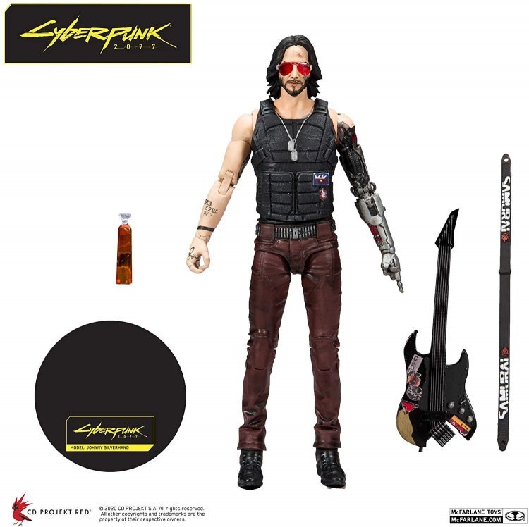 Фігурка McFarlane Toys Cyberpunk 2077 Johnny Silverhand Action Figure Фігурка McFarlane Toys Cyberpunk 2077 Johnny Silverhand Action Figure