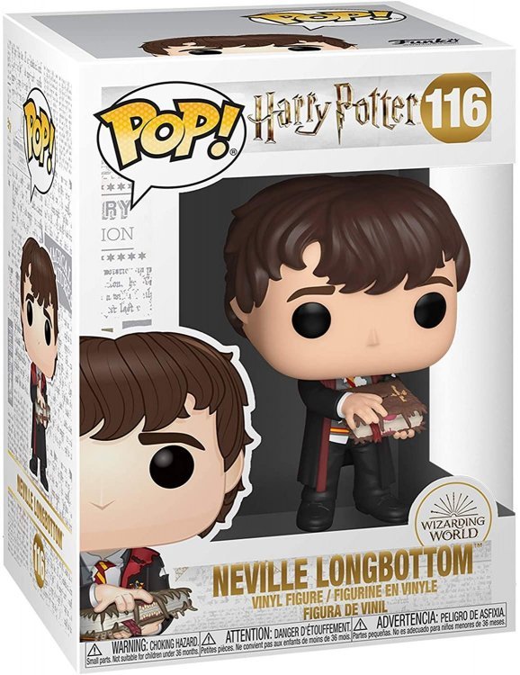Фігурка Funko Pop Harry Potter Neville Longbottom with Monster Book Невіл Лонґботом Фігурка Funko Pop Harry Potter Neville Longbottom with Monster Book Невіл Лонґботом