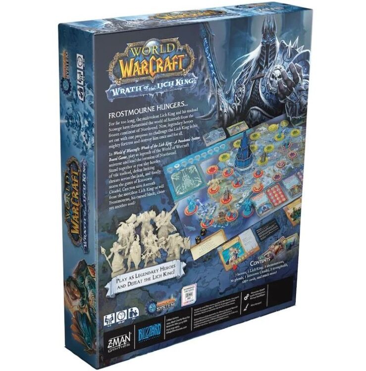 Настольная игра Blizzard World of Warcraft Wrath of the Lich King Pandemic Board Game