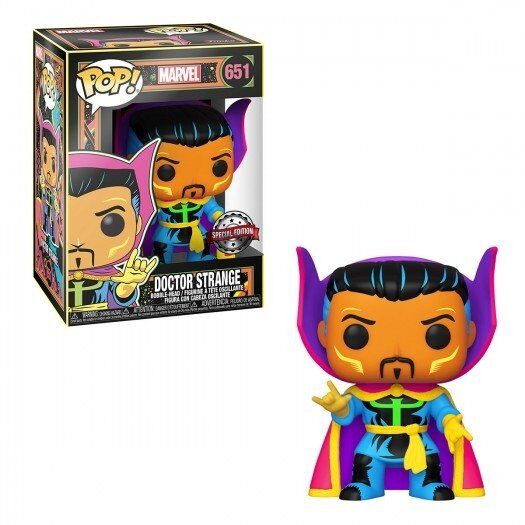 Фігурка Funko POP Marvel: Black Light - Doctor Strange Доктор Стрендж фанко 651