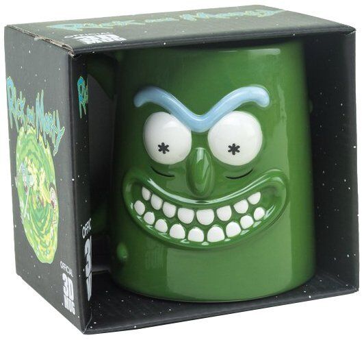 Чашка Rick and Morty 3D Pickle Rick  GB eye кружка
