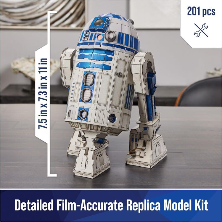 Пазл 4D Build Star Wars R2-D2 puzzle 3D картон Зоряні війни Р2-Д2 201 шт.  Пазл 4D Build Star Wars R2-D2 puzzle 3D картон Зоряні війни Р2-Д2 201 шт.