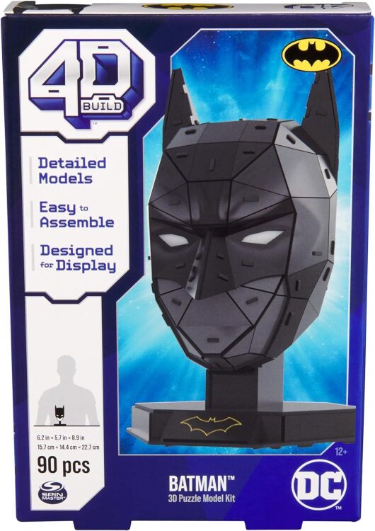 Пазл 4D Build DC Batman Puzzle Model Kit 3D картон Бетмен 90 шт. Пазл 4D Build DC Batman Puzzle Model Kit 3D картон Бетмен 90 шт.