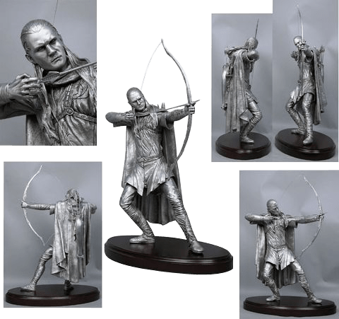 Фігурка - Lord of the Rings /Hobbit Legolas Pewter Amalgama statue Figure (NECA) Фігурка - Lord of the Rings /Hobbit Legolas Pewter Amalgama statue Figure (NECA)