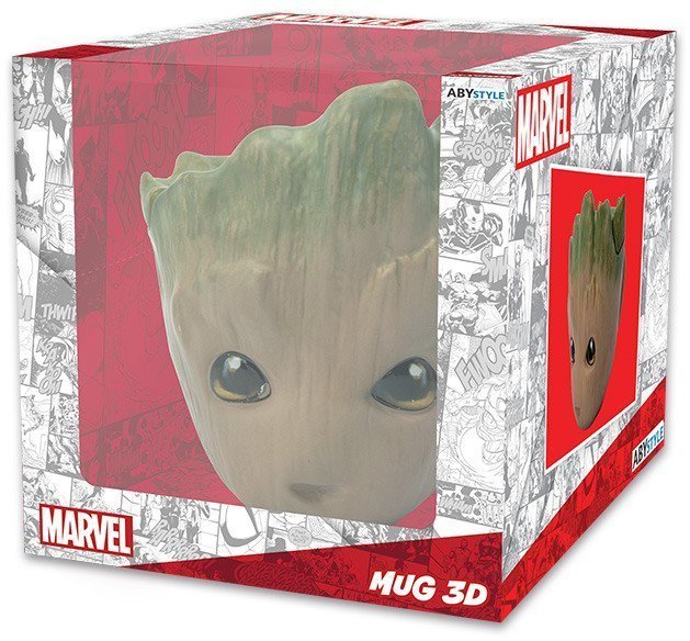 Чашка 3D Чашка Abystyle Marvel - Groot Mug 300 мл Марвел кружка Грут Чашка 3D Чашка Abystyle Marvel - Groot Mug 300 мл Марвел кружка Грут