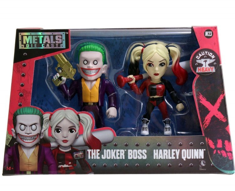 Фігурки Jada Toys Metals Die-Cast: Joker and Harley Quinn Figures Фігурки Jada Toys Metals Die-Cast: Joker and Harley Quinn Figures