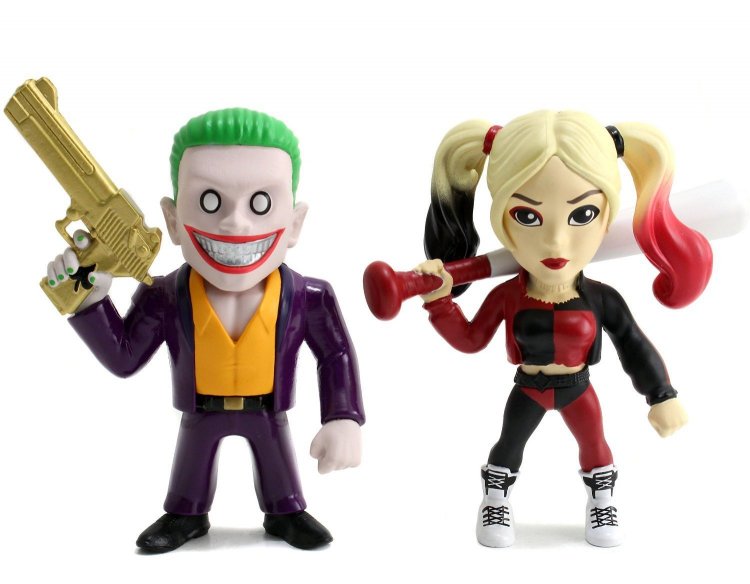 Фігурки Jada Toys Metals Die-Cast: Joker and Harley Quinn Figures Фігурки Jada Toys Metals Die-Cast: Joker and Harley Quinn Figures