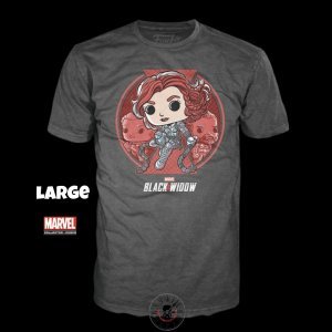 Футболка Funko Marvel Black Widow Collector Corps T-Shirt фанко Чорна вдова (розмір L)