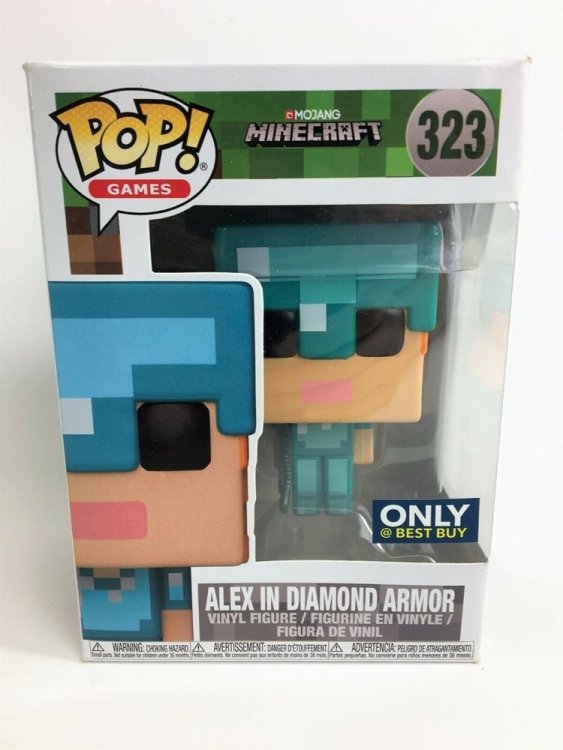 Фігурка Funko POP Games: Minecraft - Alex in Diamond Armor (Exclusive) Фігурка Funko POP Games: Minecraft - Alex in Diamond Armor (Exclusive)