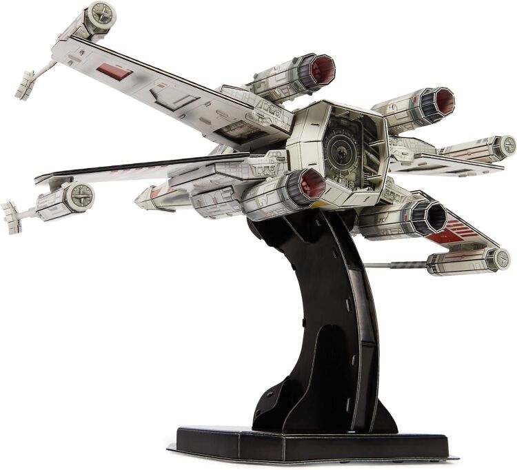 Пазл 4D Build Star Wars T-65 X-Wing Starfighter puzzle 3D картон Зоряний винищувач 160 шт. 