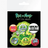 Набір значків Рік і Морті GB eye Badge Pack: Rick and Morty