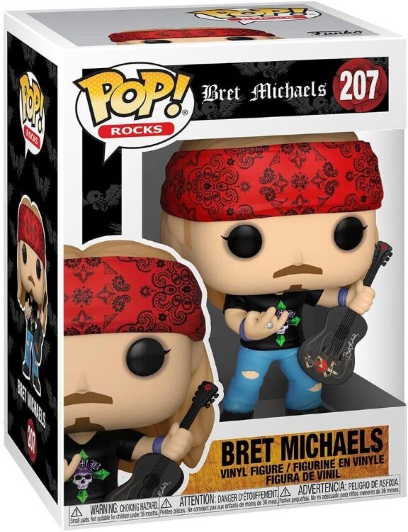 Фігурка Funko Rocks Bret Michaels фанко Брет Майклс 207