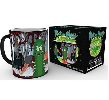 Теплова гуртка хамелеон Rick and Morty. Heat Change Mugs - Pickle Rick GB eye