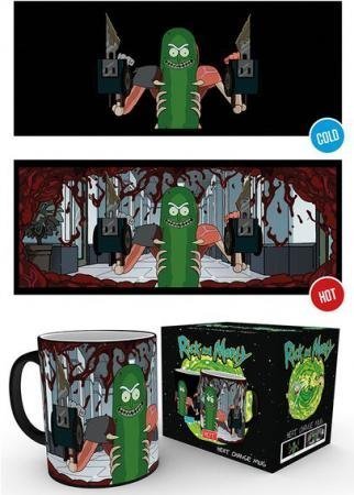 Тепловая кружка хамелеон Rick and Morty. Heat Change Mugs Pickle Rick GB eye Тепловая кружка хамелеон Rick and Morty. Heat Change Mugs Pickle Rick GB eye