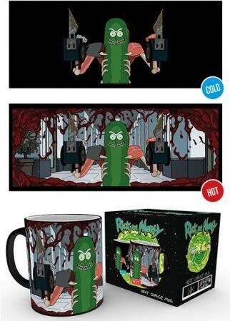 Теплова гуртка хамелеон Rick and Morty. Heat Change Mugs - Pickle Rick GB eye