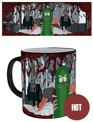Тепловая кружка хамелеон Rick and Morty. Heat Change Mugs Pickle Rick GB eye Тепловая кружка хамелеон Rick and Morty. Heat Change Mugs Pickle Rick GB eye