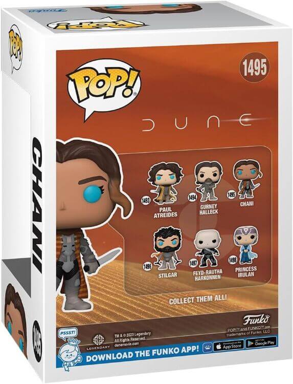 Фигурка Funko Pop Movies: Dune Chani Дюна Чани 1495 Фигурка Funko Pop Movies: Dune Chani Дюна Чани 1495