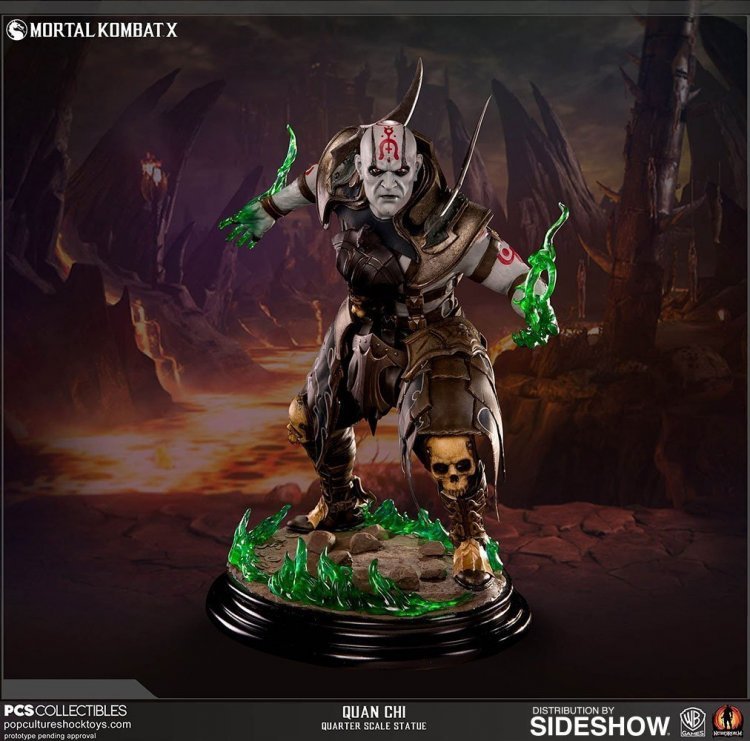 Статуетка Mortal Kombat Polystone Statue Sideshow - Quan Chi 42 см Статуетка Mortal Kombat Polystone Statue Sideshow - Quan Chi 42 см