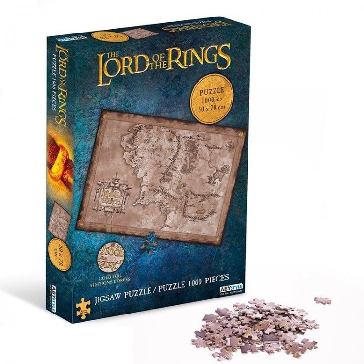 Пазл Lord of Rings Middle Earth puzzle Володар кілець Карта Середзем"я 1000 шт. Пазл Lord of Rings Middle Earth puzzle Володар кілець Карта Середзем"я 1000 шт.