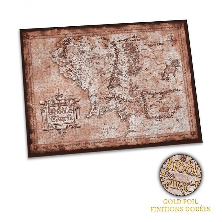 Пазл Lord of Rings Middle Earth puzzle Володар кілець Карта Середзем"я 1000 шт. Пазл Lord of Rings Middle Earth puzzle Володар кілець Карта Середзем"я 1000 шт.
