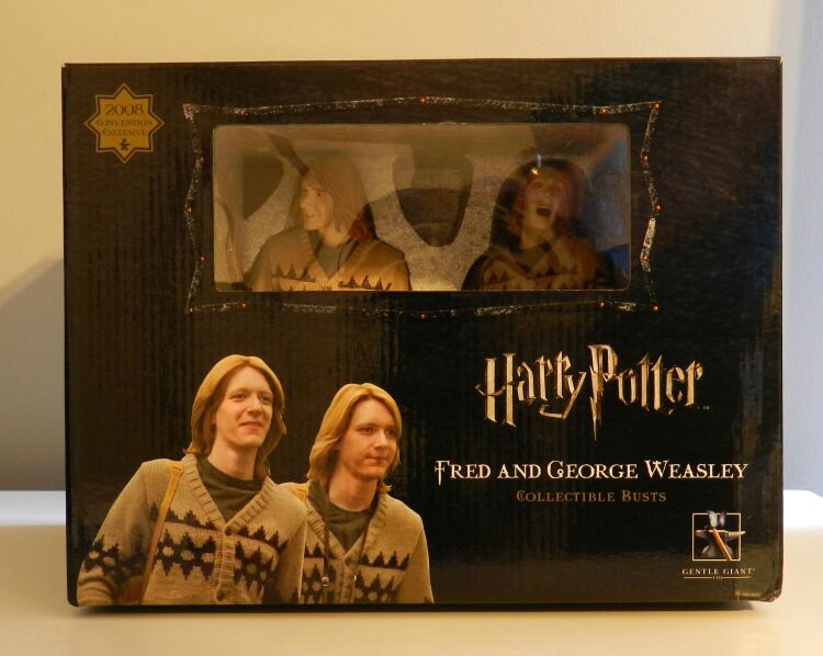 Набір фігурок Gentle Giant Harry Potter Fred and George Weasley Mini Bust Гаррі Поттер Фред и Джордж Уізлі Набір фігурок Gentle Giant Harry Potter Fred and George Weasley Mini Bust Гаррі Поттер Фред и Джордж Уізлі