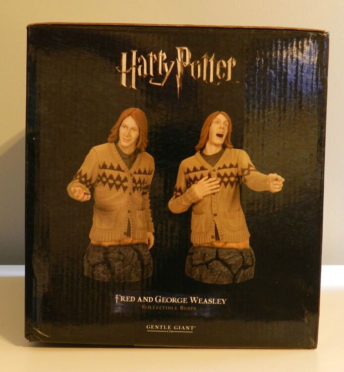 Набір фігурок Gentle Giant Harry Potter Fred and George Weasley Mini Bust Гаррі Поттер Фред и Джордж Уізлі Набір фігурок Gentle Giant Harry Potter Fred and George Weasley Mini Bust Гаррі Поттер Фред и Джордж Уізлі