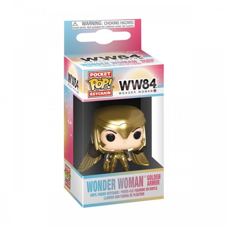Брелок фанко Funko Pocket Pop Wonder Woman 1984 Gold Power Pose Брелок фанко Funko Pocket Pop Wonder Woman 1984 Gold Power Pose