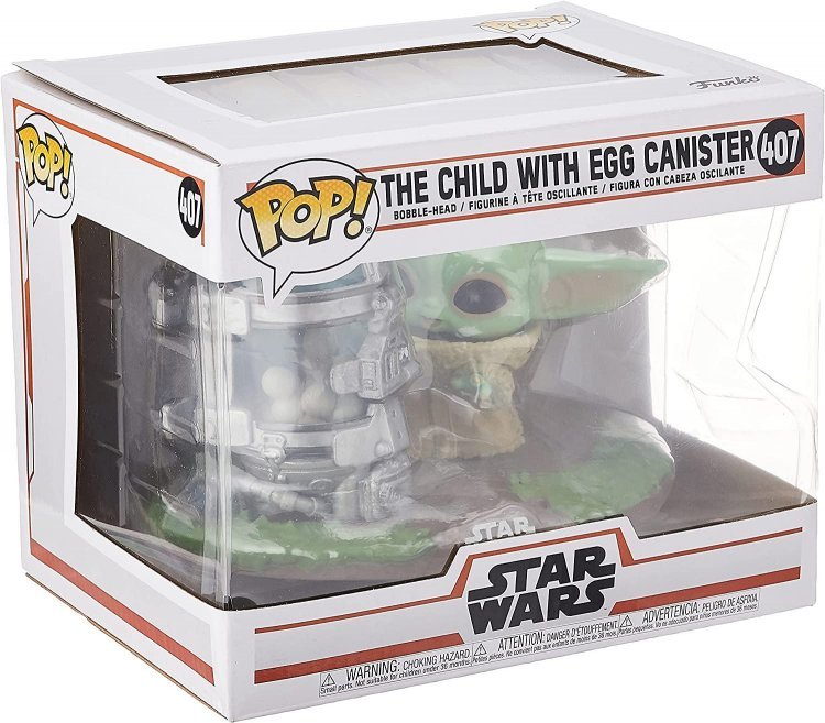 Фігурка Funko Star Wars: Mandalorian The Child with Egg Canister Grogu Мандалорець Фанко Грогу 407 Фігурка Funko Star Wars: Mandalorian The Child with Egg Canister Grogu Мандалорець Фанко Грогу 407