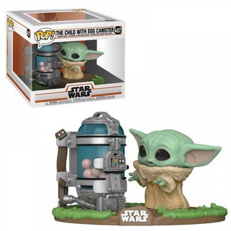Фігурка Funko Star Wars: Mandalorian The Child with Egg Canister Grogu Мандалорець Фанко Грогу 407 Фігурка Funko Star Wars: Mandalorian The Child with Egg Canister Grogu Мандалорець Фанко Грогу 407