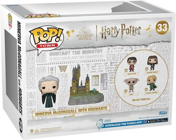 Фігурка Funko Harry Potter 20th Anniversary Minerva Mcgonagall with Hogwarts МакГонагал Хогвартс фанко 33