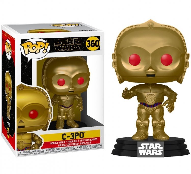 Фигурка Funko Pop Star Wars C3PO (Red Eyes) 360