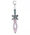 Брелок DOTA 2 Butterfly Sword Дота 2 меч металл цвет серебро 6 см. 
