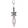Брелок DOTA 2 Butterfly Sword Дота 2 меч метал колір срібло 6 см.