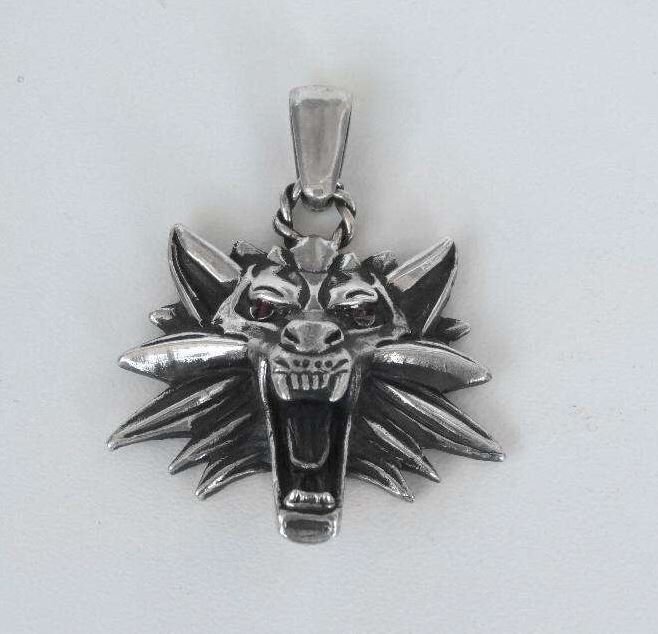 Медальйон 3D Відьмак (The Witcher) Сріблення