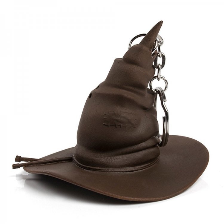 Брелок Harry Potter Keychain 3D Sorting Hat Гаррі Поттер Сортувальний капелюх зі звуком Брелок Harry Potter Keychain 3D Sorting Hat Гаррі Поттер Сортувальний капелюх зі звуком