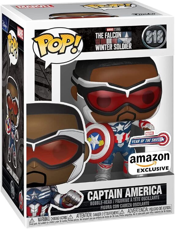Фігурка Funko Marvel Falcon and The Winter Soldier Captain America (Sam Wilson) фанко Amazon Exclusive 818 Фігурка Funko Marvel Falcon and The Winter Soldier Captain America (Sam Wilson) фанко Amazon Exclusive 818