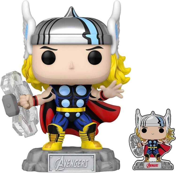 Фигурка Funko Pop & Pin Marvel: Avengers - 60th Anniversary - Thor Фанко Тор (Amazon Exclusive) 1190 Фигурка Funko Pop & Pin Marvel: Avengers - 60th Anniversary - Thor Фанко Тор (Amazon Exclusive) 1190