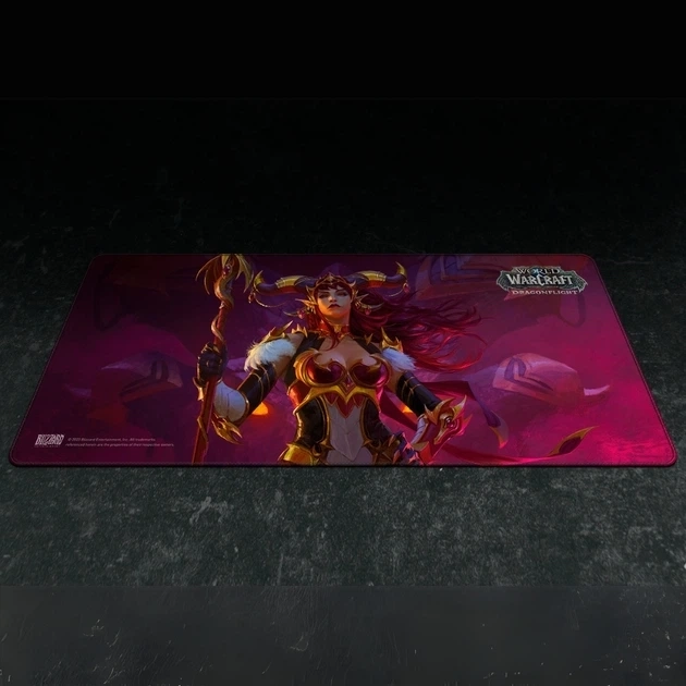 Килимок ігрова поверхня Blizzard World Of Warcraft Dragonflight Alexstrasza XL (90*42 cm)