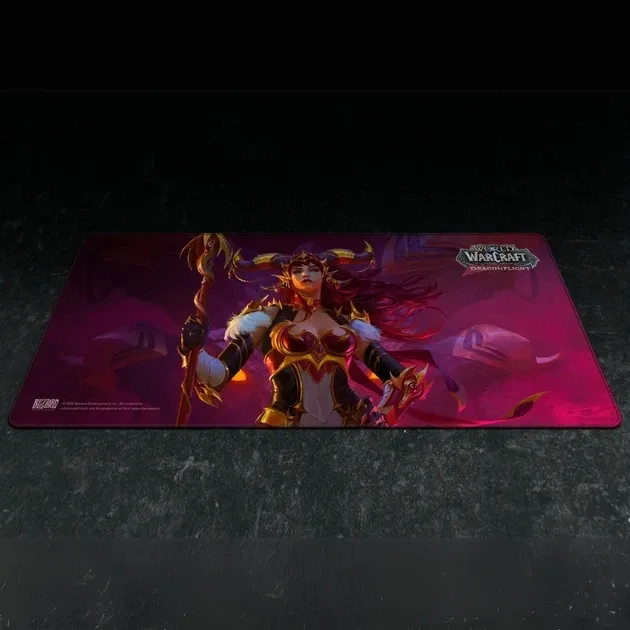Килимок ігрова поверхня Blizzard World Of Warcraft Dragonflight Alexstrasza XL (90*42 cm)